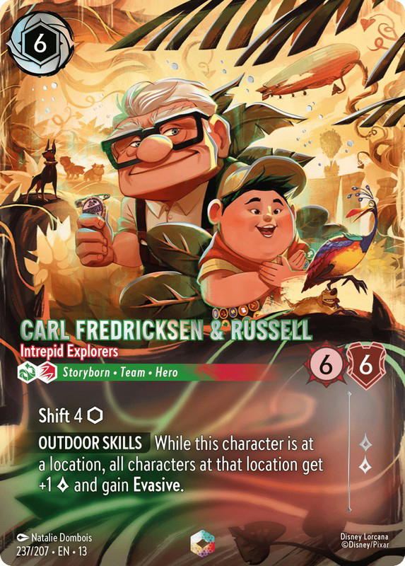 Disney Lorcana Disney Lorcana Carl Fredricksen & Russell Intrepid Explorers Enchanted [237/207] Attack of the Vine! (EN)