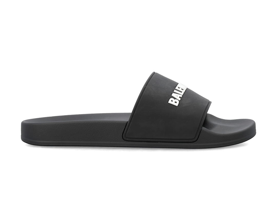 Balenciaga Balenciaga Rubber Slidesblack Upper Thermoplastic Polyurethane Lining 50 Rubber 50 Textile Sole FW23