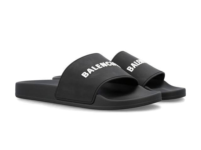 Balenciaga Balenciaga Rubber Slidesblack Upper Thermoplastic Polyurethane Lining 50 Rubber 50 Textile Sole FW23 - view 2