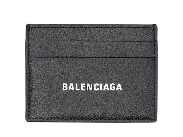 Balenciaga Balenciaga Cash Card Holderblackl_white Calf Leather - view 1