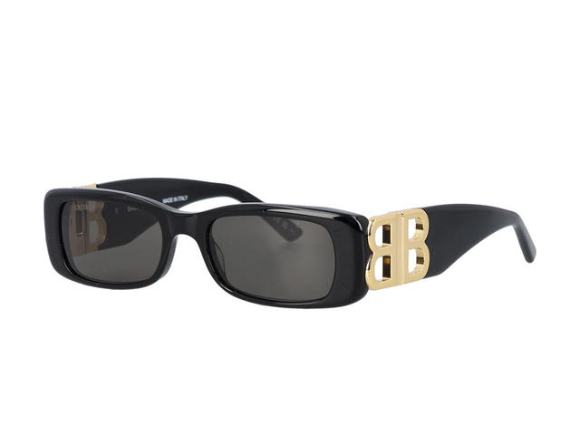 Balenciaga Balenciaga Dynasty Rectangle Sunglassesblack Acetate - view 3