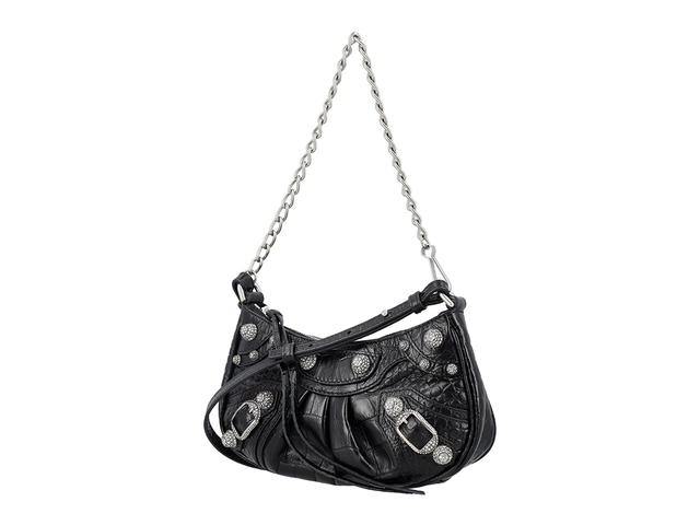 Balenciaga Balenciaga Le Cagole Chain Mini Bagblack Domesticated Lamb Leather FW23 - view 3