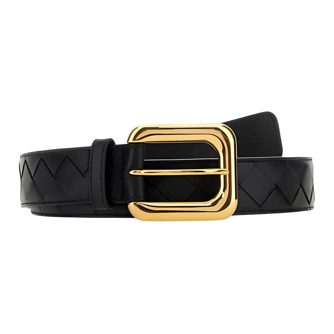 Bottega Veneta Bottega Veneta Woven Buckle Belt