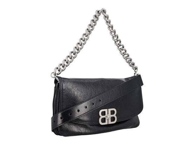 Balenciaga Balenciaga Bb Soft Large Flap Bagblack Domesticated Calf Leather FW23 - view 2