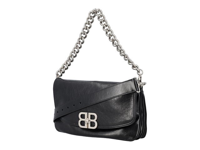 Balenciaga Balenciaga Bb Soft Large Flap Bagblack Domesticated Calf Leather FW23 - view 3