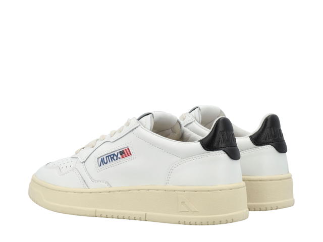 Autry Autry Medalist Low Sneakers In White And Space Leather - view 4