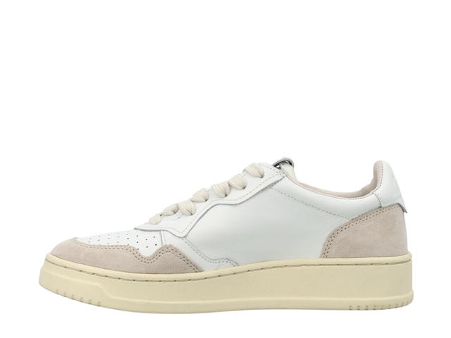 Autry Autry Medalist Low Sneakers In Suede And Leather Color White - view 3