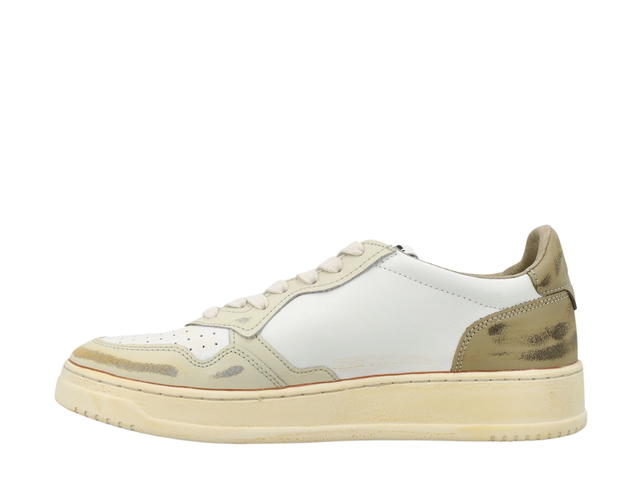 Autry Autry Super Vintage Medalist Low Sneaker White Beige Khaki - view 3