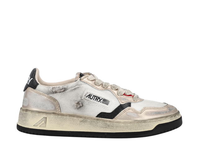 Autry Autry Super Vintage Medalist Low Sneaker White Black Gold Color (W) - view 1