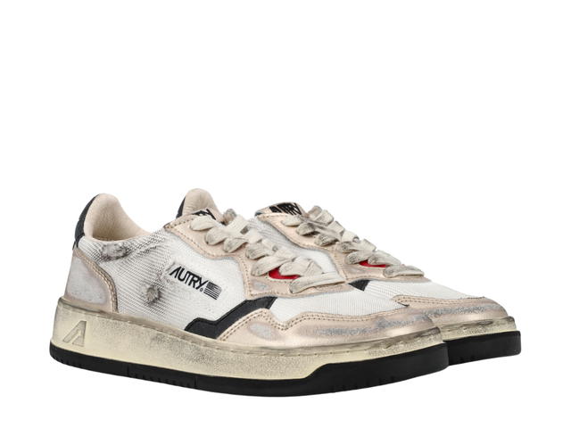 Autry Autry Super Vintage Medalist Low Sneaker White Black Gold Color (W) - view 2