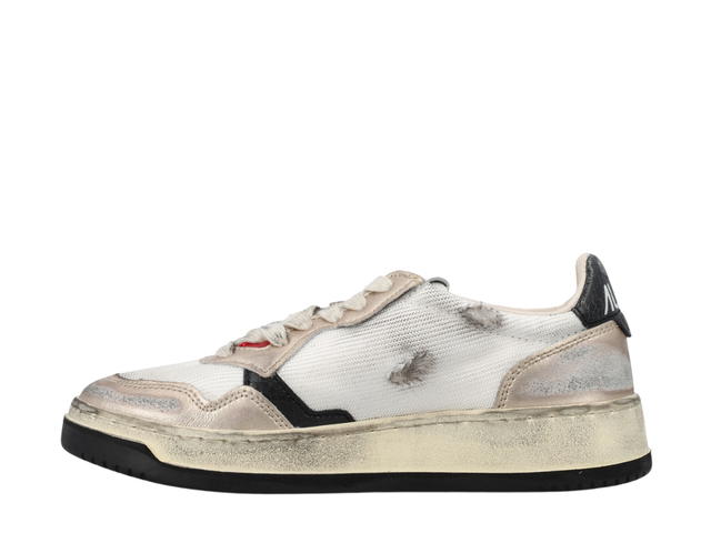 Autry Autry Super Vintage Medalist Low Sneaker White Black Gold Color (W) - view 3