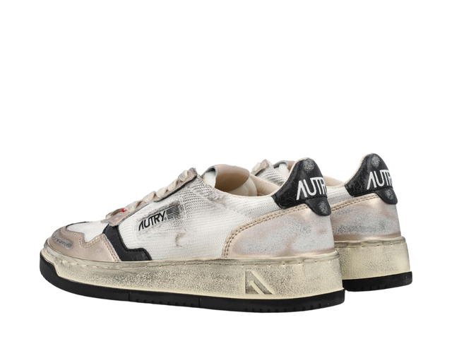 Autry Autry Super Vintage Medalist Low Sneaker White Black Gold Color (W) - view 4