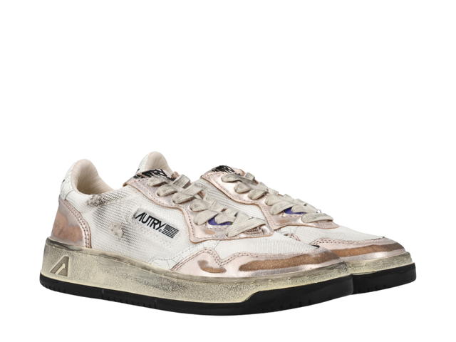 Autry Autry Super Vintage Medalist Low Sneaker White Gold Color (W) - view 2