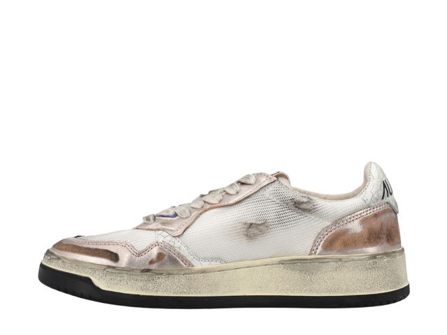 Autry Autry Super Vintage Medalist Low Sneaker White Gold Color (W) - view 3