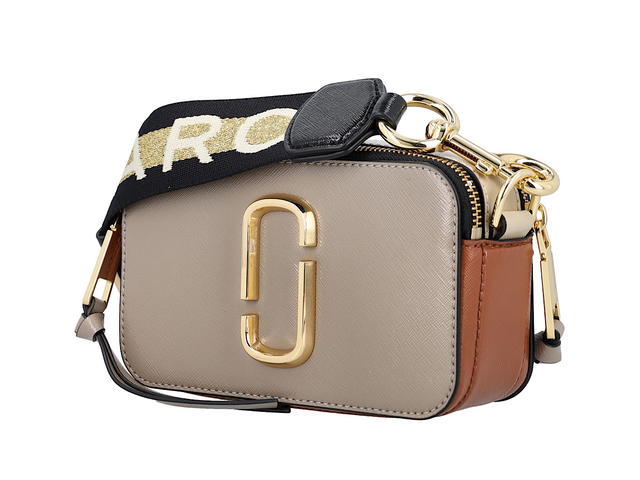 Marc Jacobs Marc Jacobs The Logo Strap Snapshot Bagcement_multi Leather - view 3