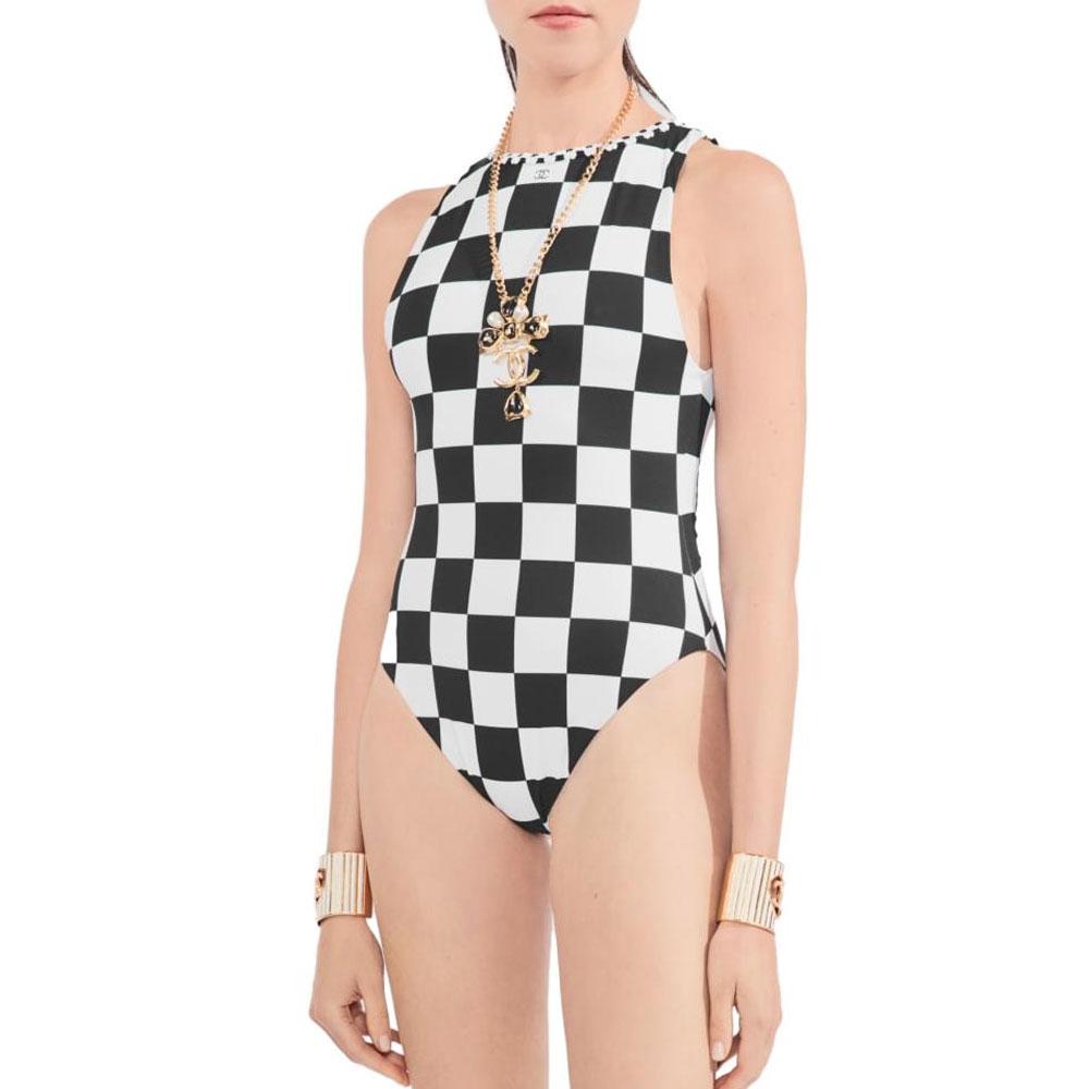 Chanel Chanel 23 Spring And Summer 23C One piece Swimsuit Women's Black