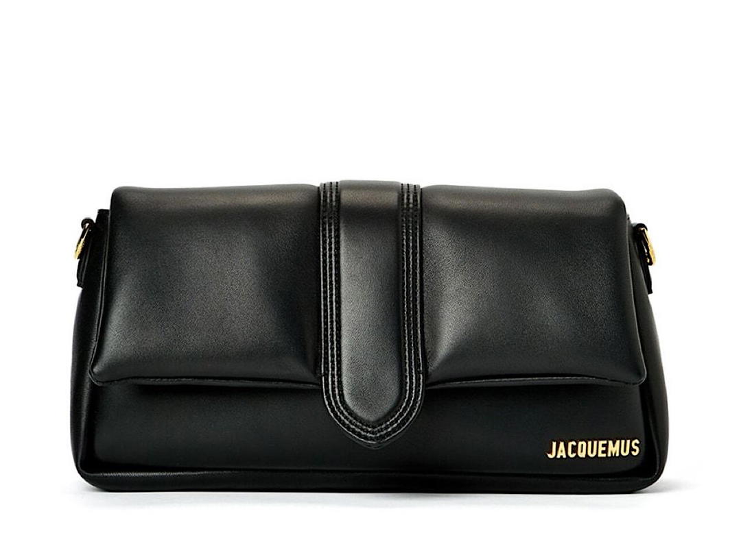 Jacquemus Jacquemus Le Bambimou Leather Shoulder Bagblack Lamb Cotton 100