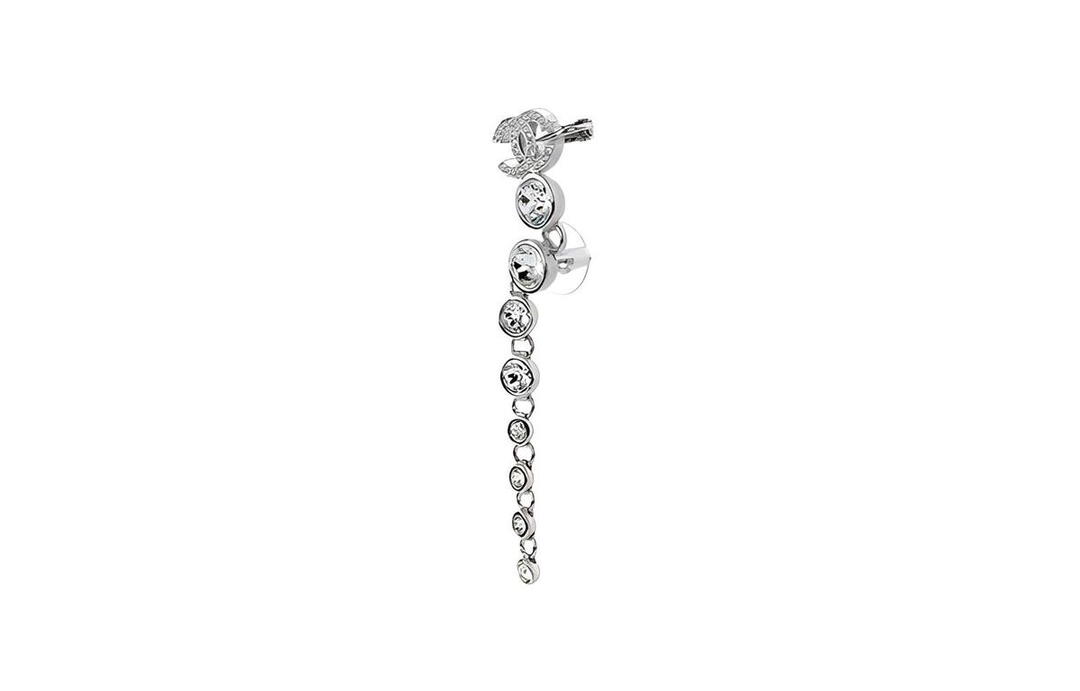 Chanel Chanel Earrings Women's Silver