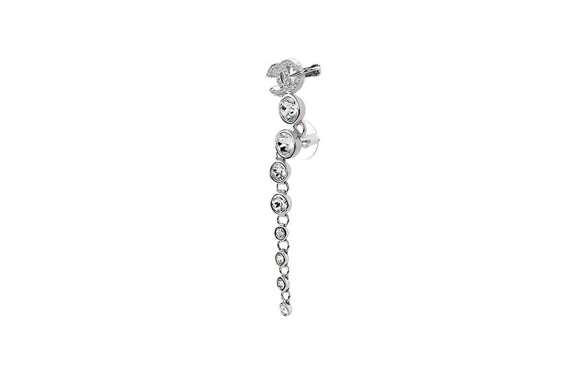 Chanel Chanel Earrings Women's Silver