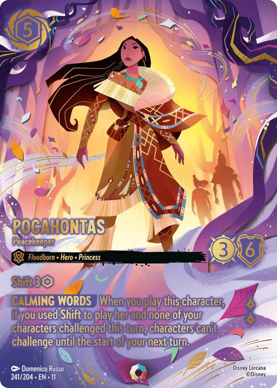 Disney Lorcana Disney Lorcana Pocahontas Peacekeeper Iconic [241/204] Winterspell (EN)