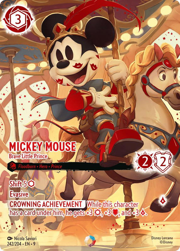 Disney Lorcana Disney Lorcana Mickey Mouse Brave Little Prince Iconic [242/204] Fabled (EN)