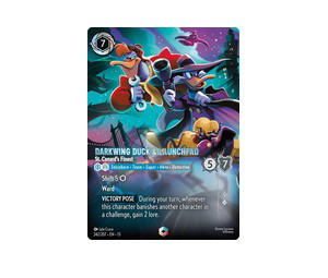 Buy Disney Lorcana Darkwing Duck & Launchpad St. Canard's Finest Enchanted [242/207] Attack of the Vine! (EN) at Sasom – Authentic and Ready to Ship