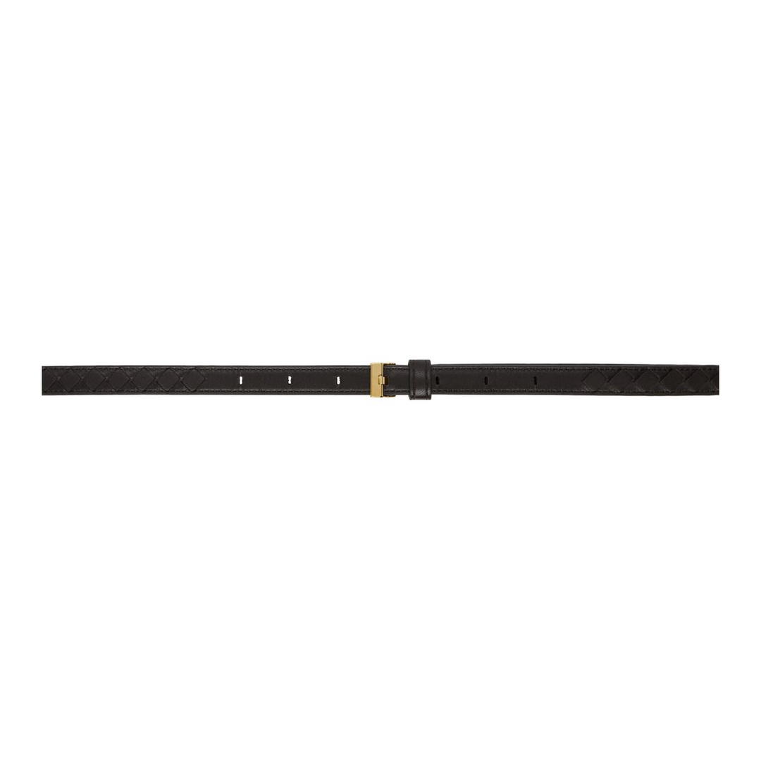Bottega Veneta Bottega Veneta Calfskin Leather Belts Women's Brown Width: 1.5cm