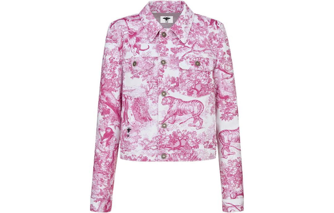 Dior Dior FW22 Denim Jacket Women's Pink