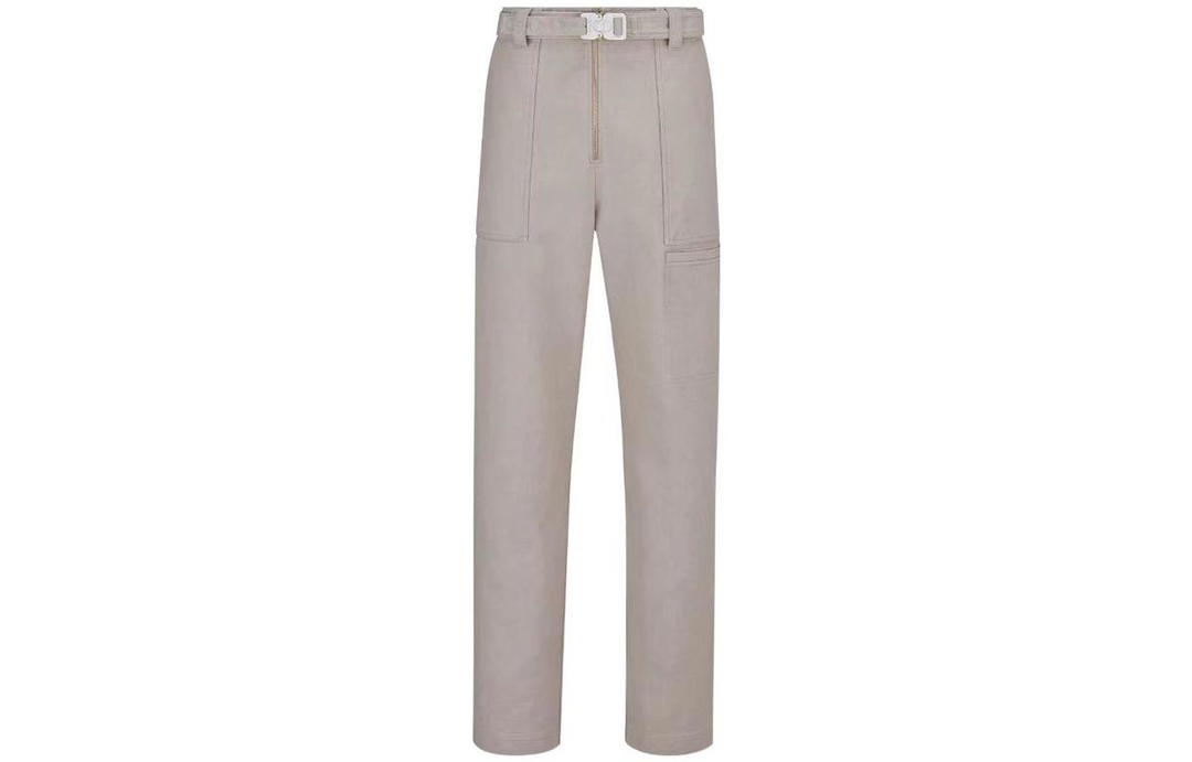 Dior Dior Casual Pants Men Gray