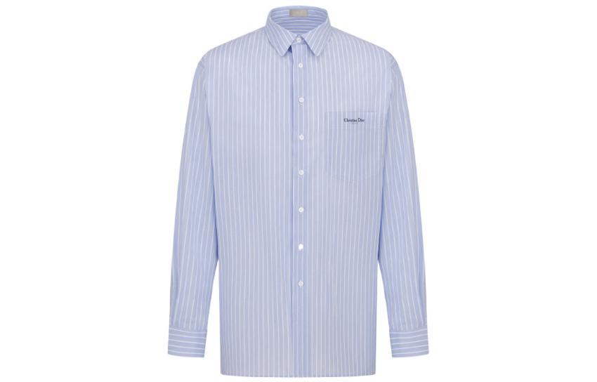 Dior Dior Shirts Men Blue
