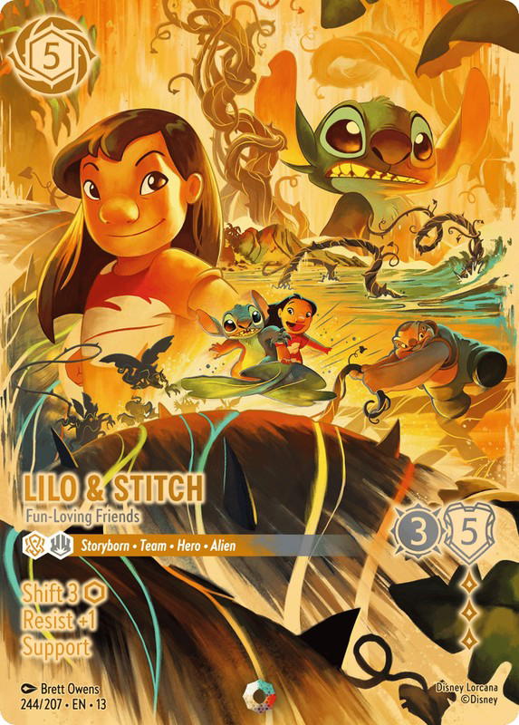 Disney Lorcana Disney Lorcana Lilo & Stitch Fun-Loving Friends Iconic [244/207] Attack of the Vine! (EN)