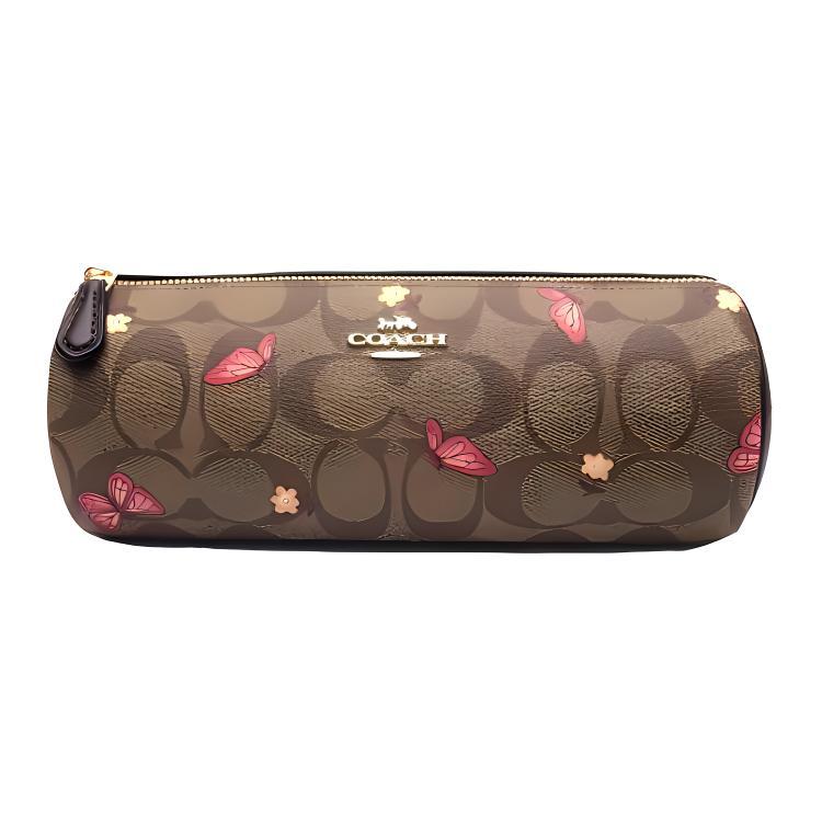 Coach Coach Makeup Brush Holder Makeup Bags Khaki
