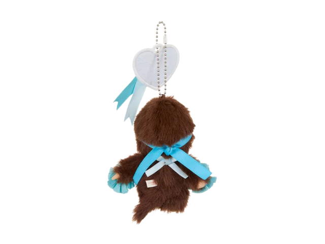Monchhichi Monchhichi Happy Color Babychichi Keychain Plush Baby Blue - view 2