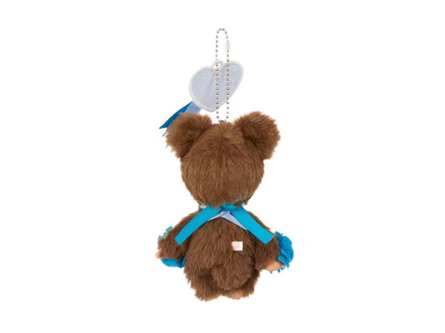 Monchhichi Monchhichi Happy Color Bear Keychain Kuma Plush Blue - view 2