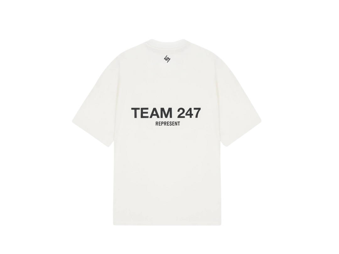 Represent Represent Team 247 Oversized T-Shirt Flat White