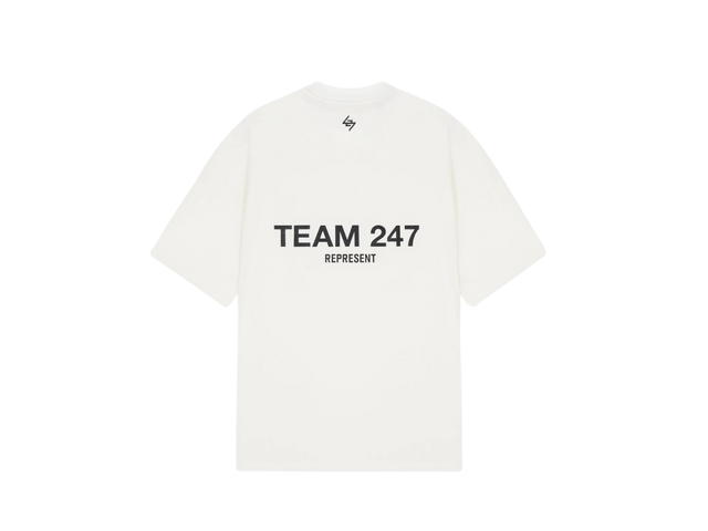 Represent Represent Team 247 Oversized T-Shirt Flat White - view 1