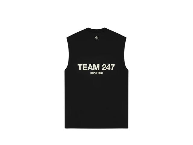 Represent Represent Team 247 Oversized Tank Jet Black - view 2