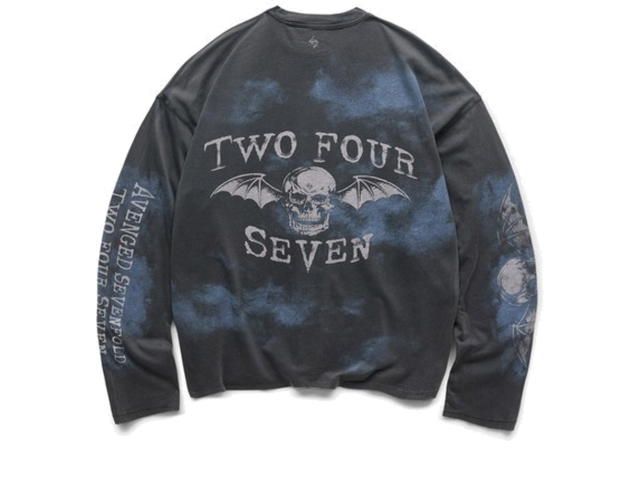 Represent Represent 247 x Avenged Long Sleeve T-Shirt Sevenfold Nightmare Aged Black - view 2