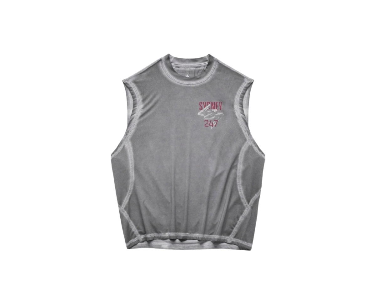 247 Represent Represent 247 Sydney Tank Washed Grey