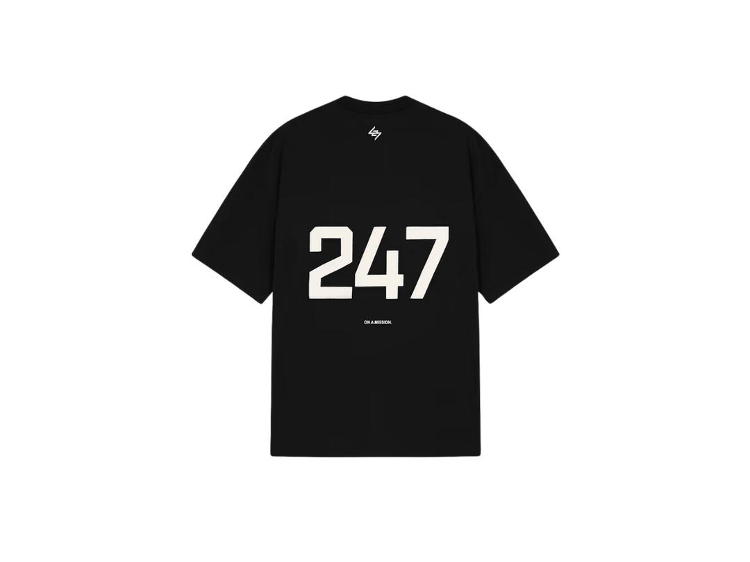 Represent Represent 247 Oversized T-Shirt Jet Black