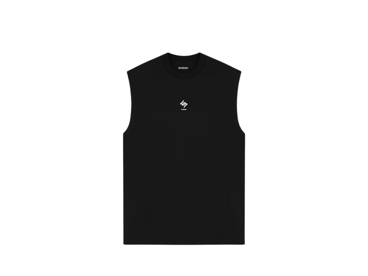Represent Represent Team 247 Oversized Tank Jet Black