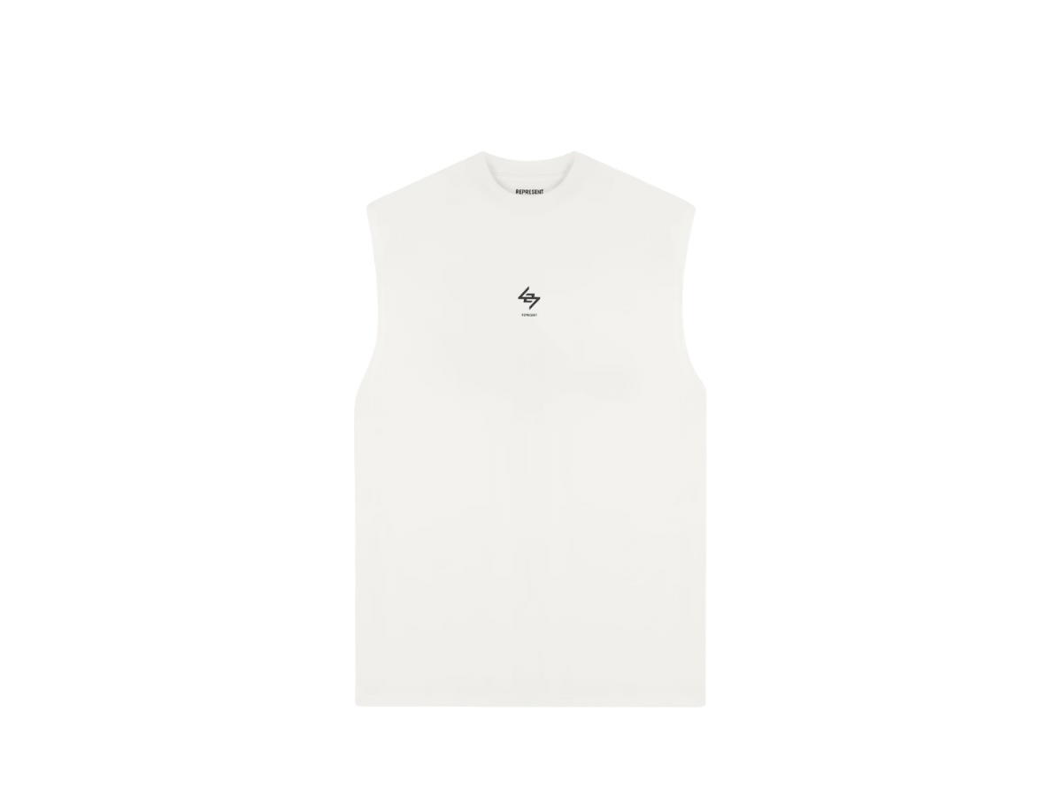 Represent Represent Team 247 Oversized Tank Flat White
