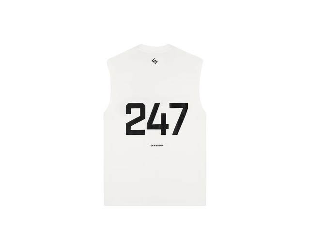 Represent Represent Team 247 Oversized Tank Flat White - view 2