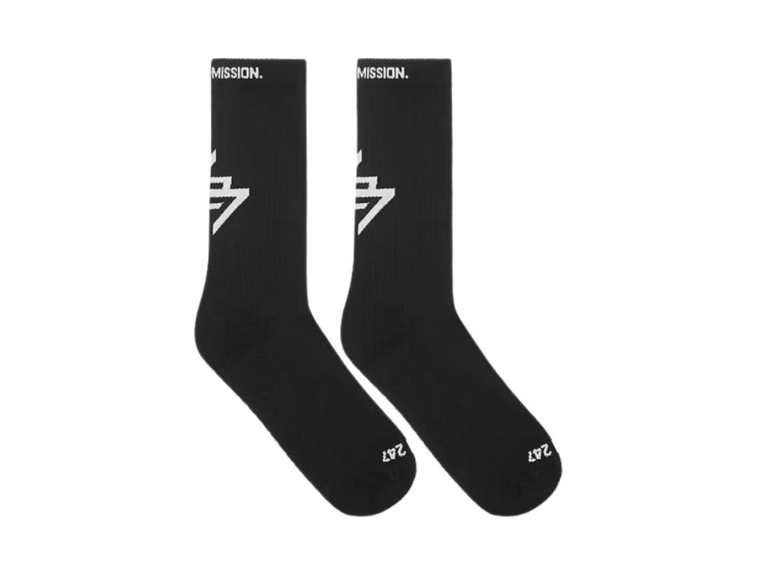 Represent Represent 247 Logo Socks Black