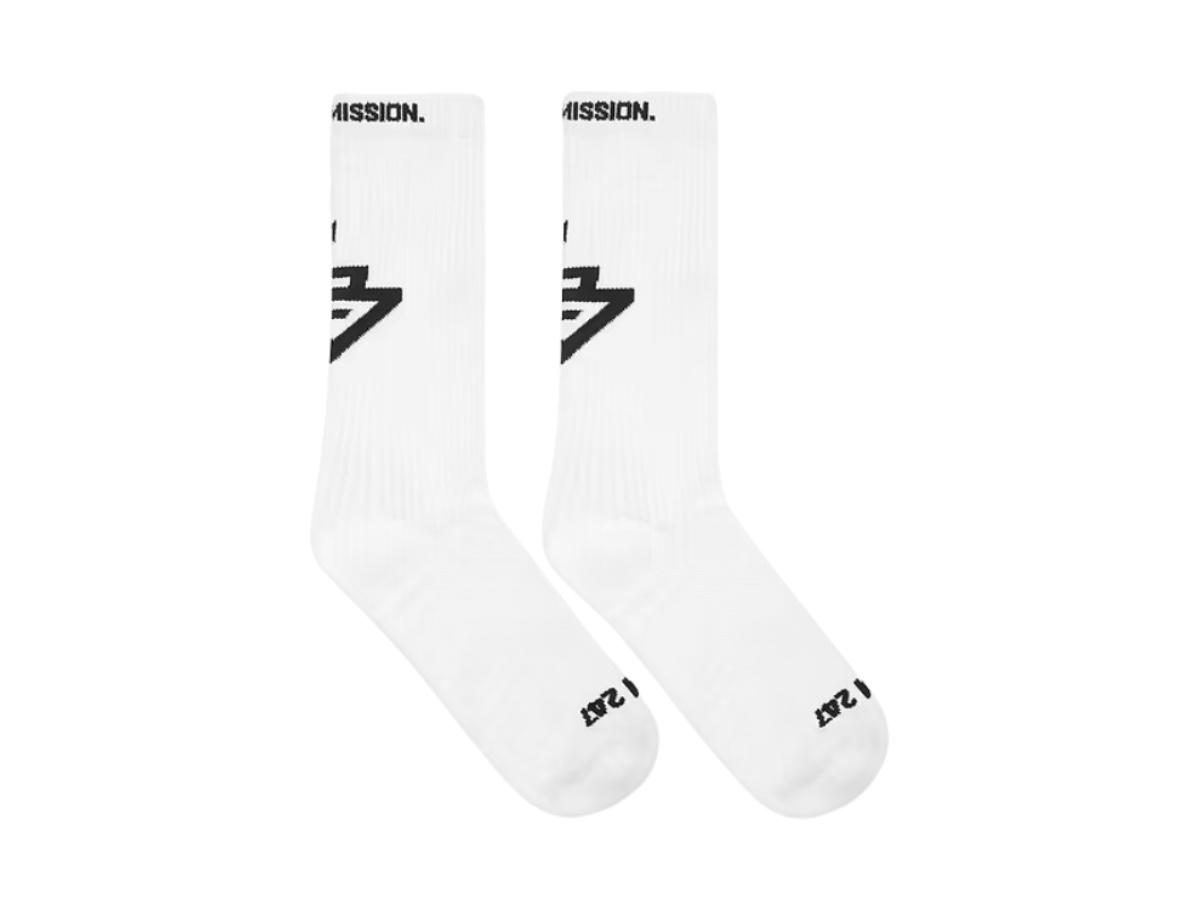 Represent Represent 247 Logo Socks White