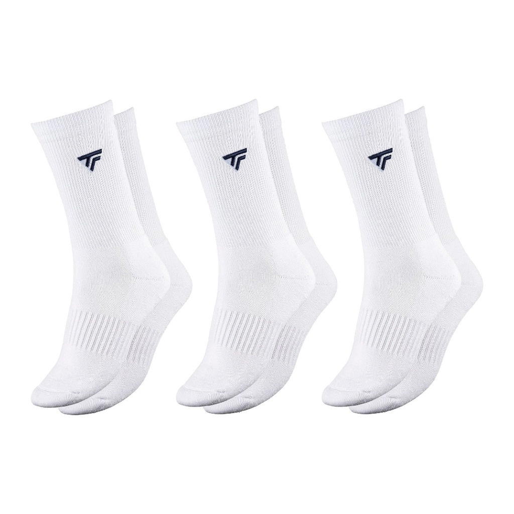 Tecnifibre Tecnifibre Classic Sock 3 Pairs White Solid