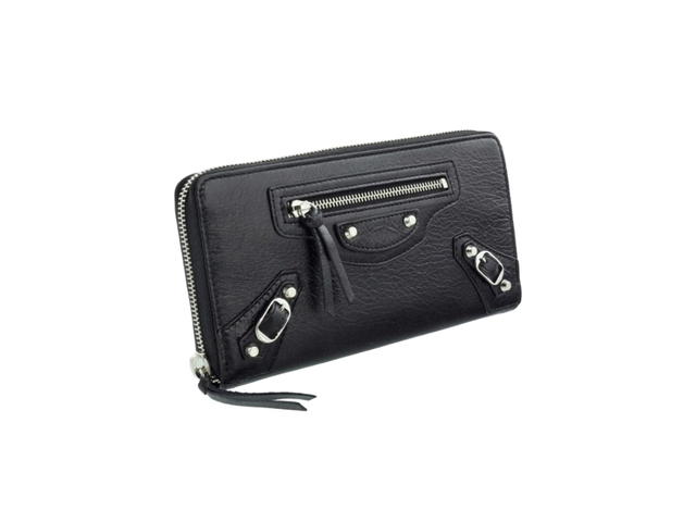 Balenciaga Balenciaga Long Zipper Wallet Black - view 2