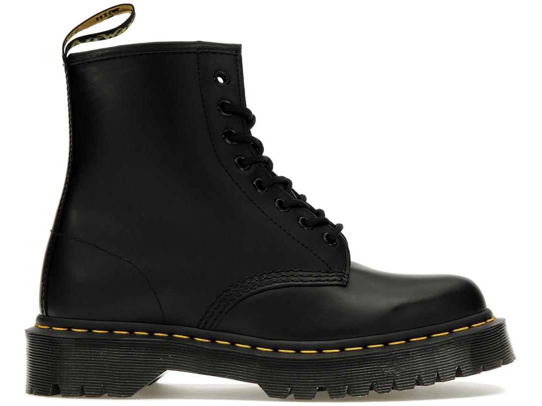 Dr. Martens Dr. Martens 1460 Bex Smooth Leather Boot Black Vintage Smooth