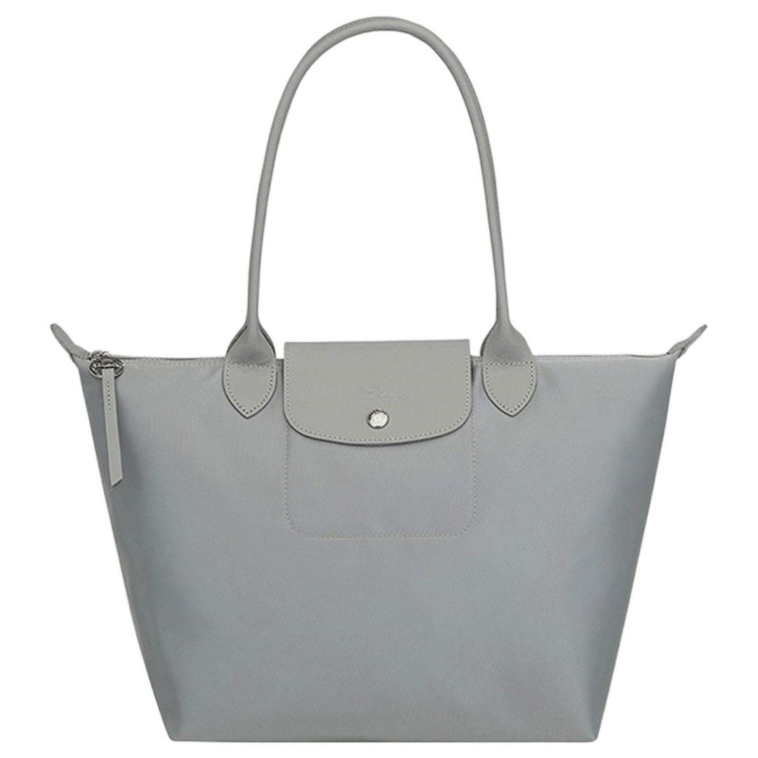 Longchamp Longchamp Le Pliage Néo Fabric One Shoulder Handbags Small Size Women's Cement Gray