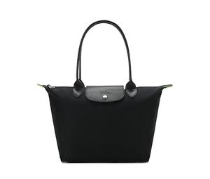 Buy Longchamp Le Pliage Green Eco Friendly Canvas With Leather Trim Dumpling Bag Handbag Shoulder Bag Unisex Black at Sasom – Authentic and Ready to Ship